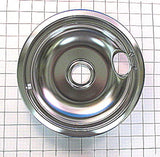 Whirlpool 8" Chrome Stove Drip Bowl - Range Part WPW10196405