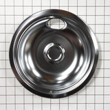 Whirlpool 8" Chrome Stove Drip Bowl - Range Part WPW10196405