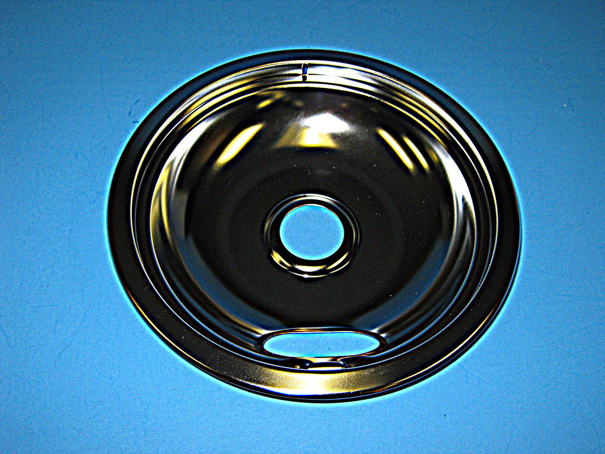 Whirlpool 8" Chrome Stove Drip Bowl - Range Part WPW10196405