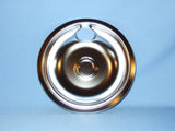 Whirlpool 8" Chrome Stove Drip Bowl - Range Part WPW10196405