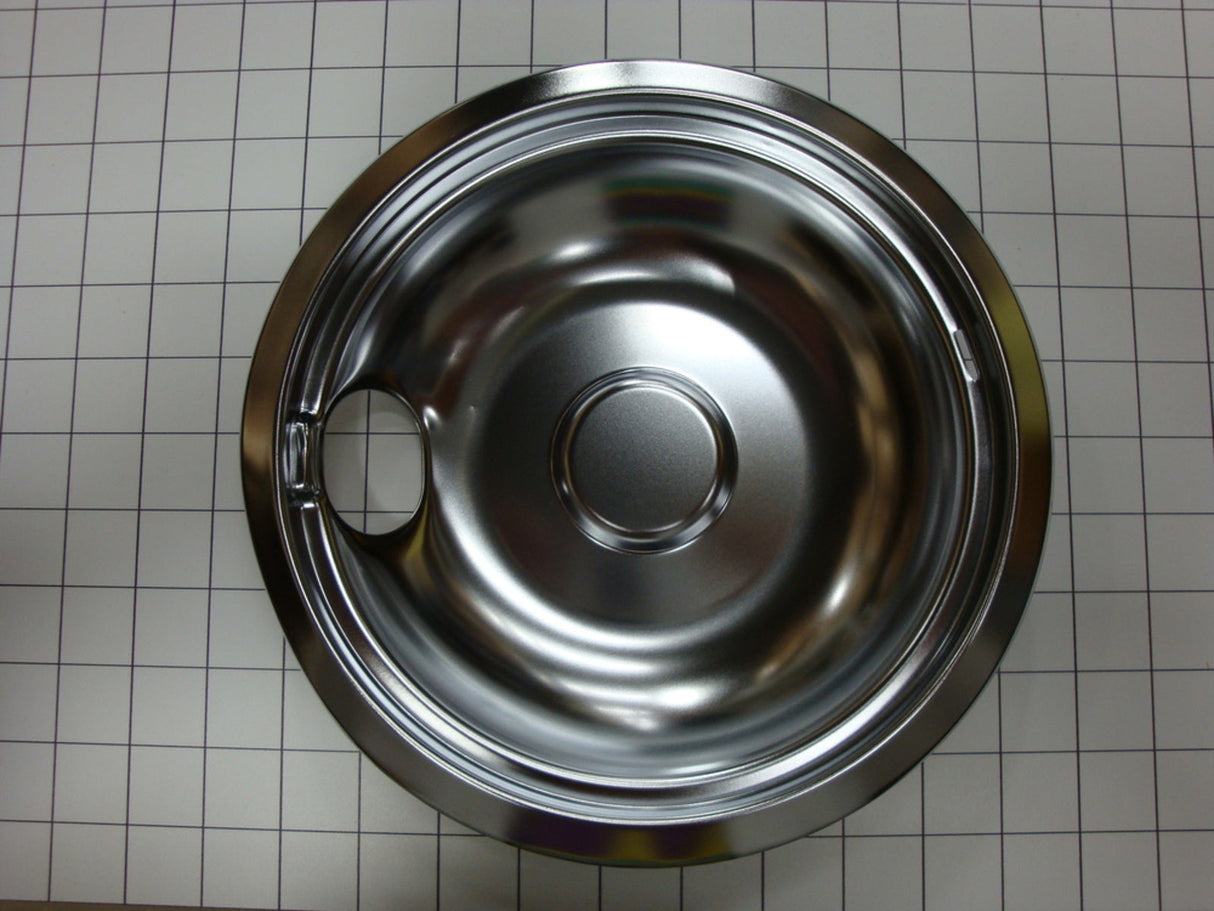 Whirlpool 8" Chrome Stove Drip Bowl - Range Part WPW10196405