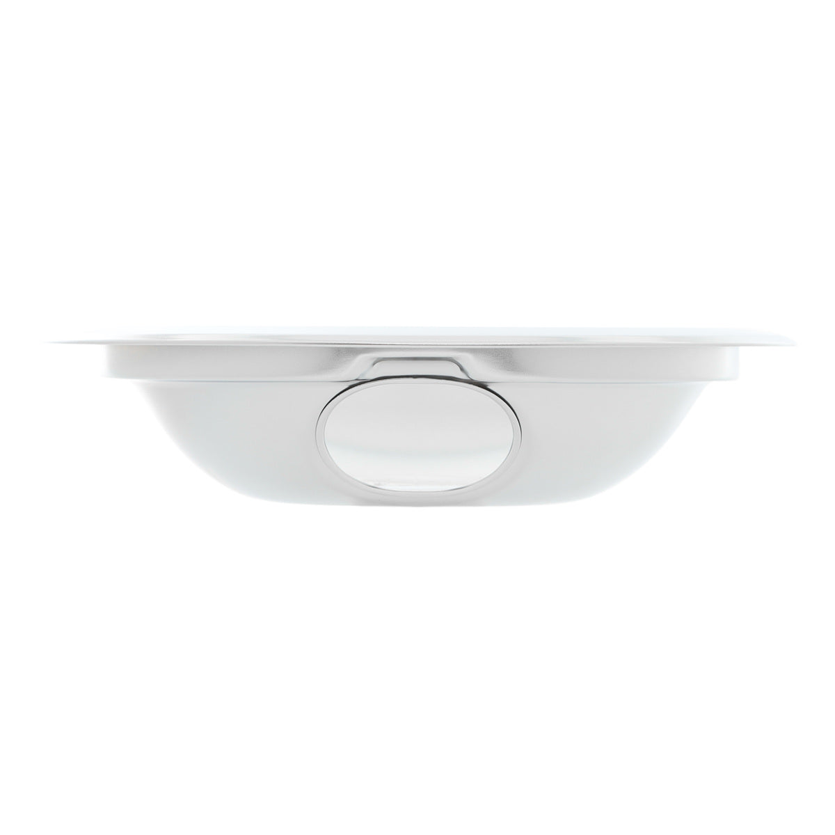 6" Chrome Stove Drip Bowl W10196406RW for Whirlpool/KitchenAid/Admiral