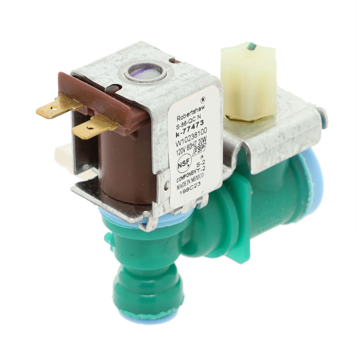 WPW10238100 Water Inlet Valve for Whirlpool Fridge