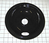 WPW10290350 Black 8" Drip Bowl for Whirlpool/KitchenAid Oven Range