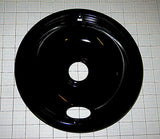 WPW10290350 Black 8" Drip Bowl for Whirlpool/KitchenAid Oven Range