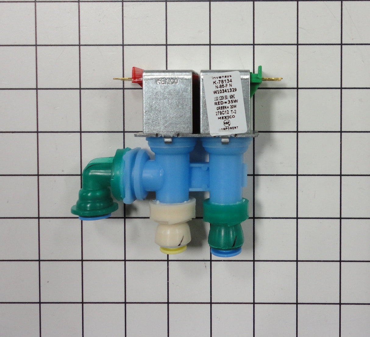 WPW10341329 Water Inlet Valve for Whirlpool Fridge