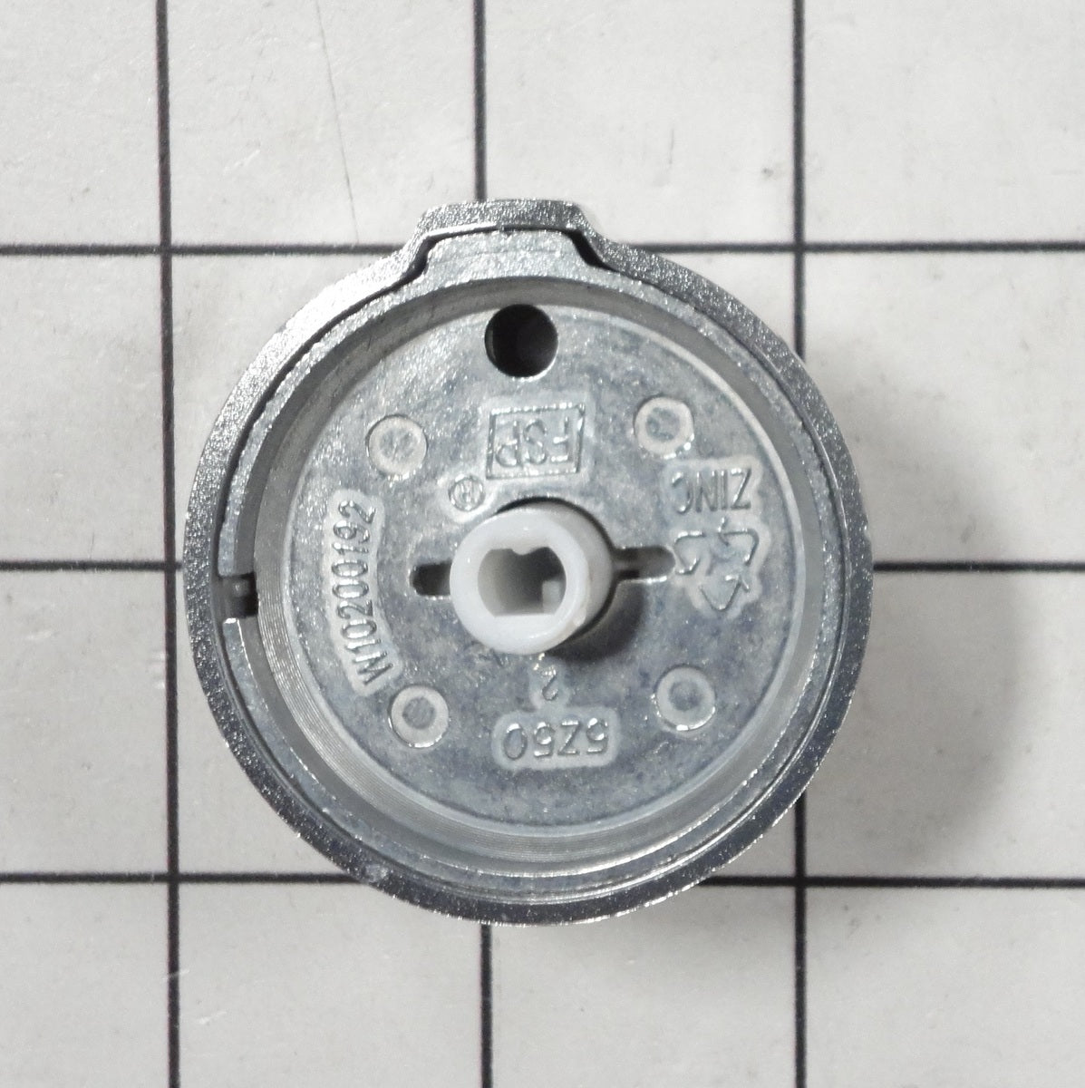 Whirlpool WPW10370186 Stainless Range Knob for Cooktop