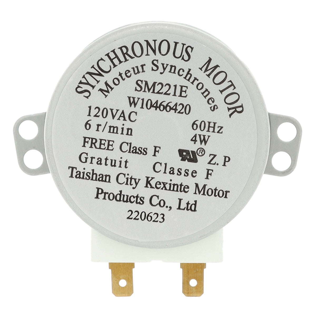 Whirlpool WPW10466420 Microwave Rotating Motor Part