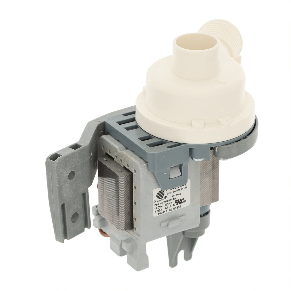 WPW10581874 Water Pump for Whirlpool Washer