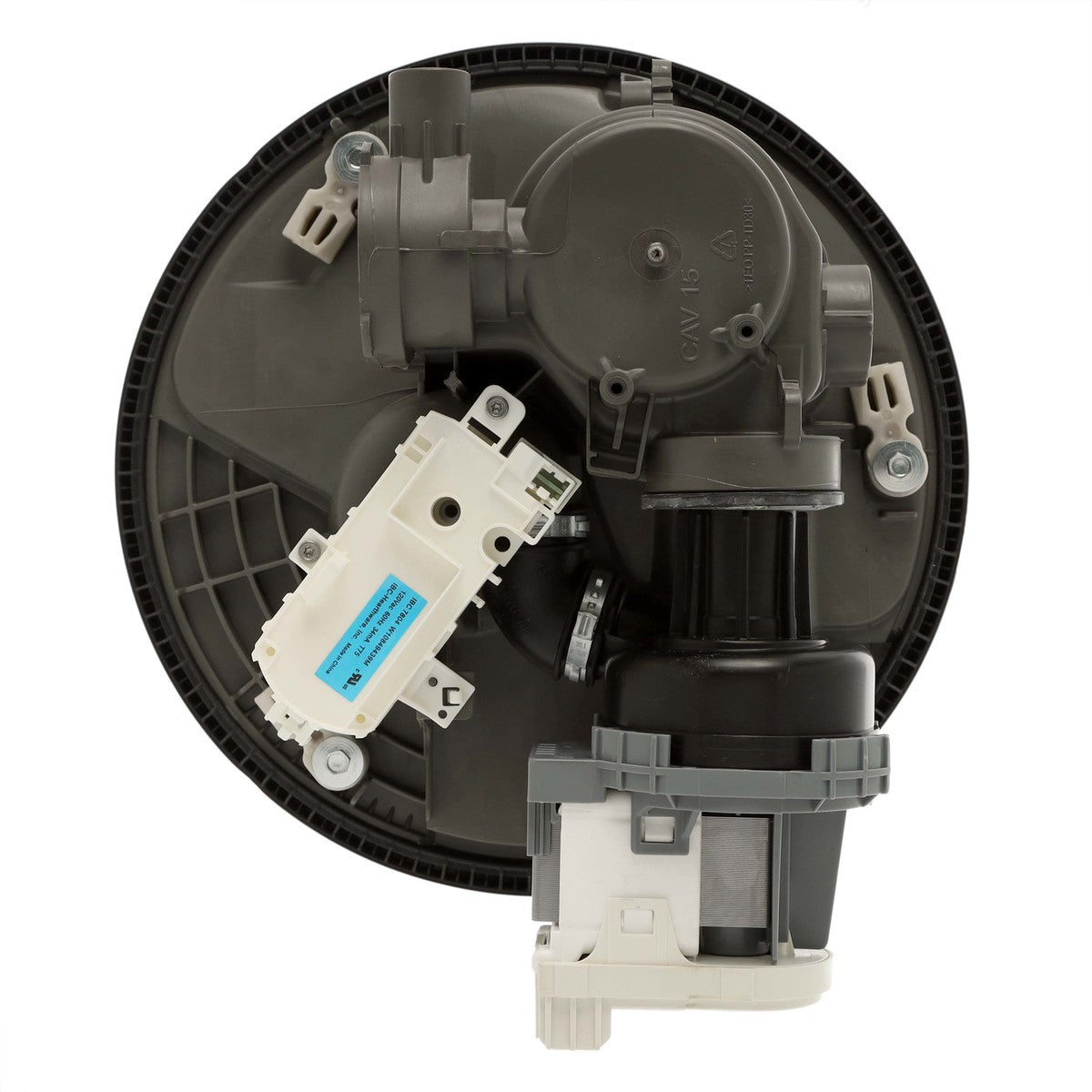 Whirlpool WPW10605057 Dishwasher Pump Motor Assembly