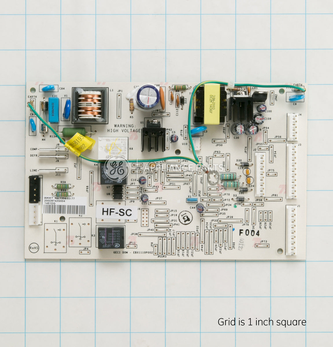 WR01F00233 Main Control Board for GE Fridge-Replaces WR55X10996