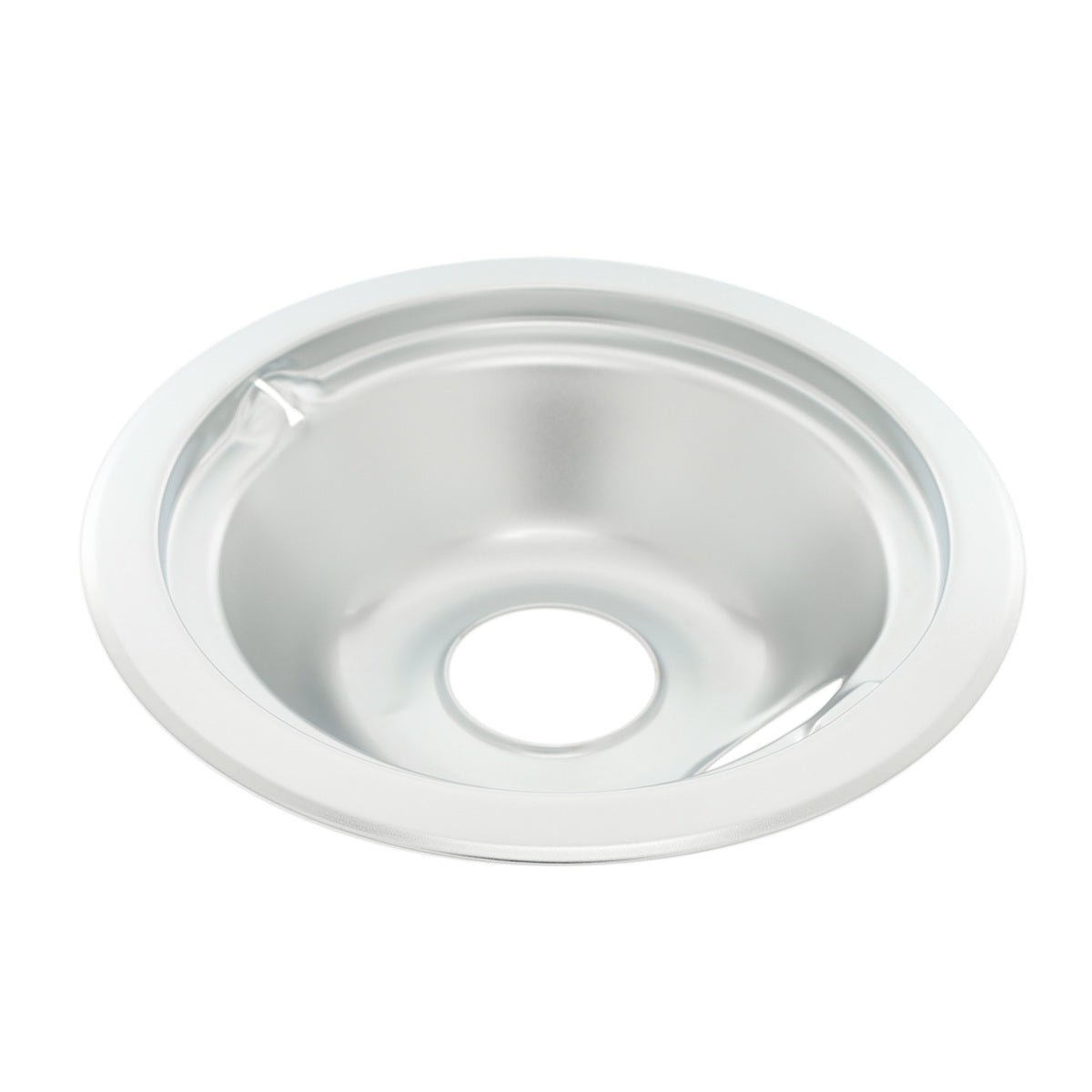 WS01L09257 6" Chrome Drip Pan for GE Oven Range