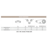 "XH" Open End Timing Belt 76.2mm Wide - Steel Cord | LXH300URSNFT