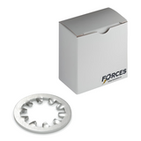 Internal Tooth Lock Washer #10 - Zinc Plated