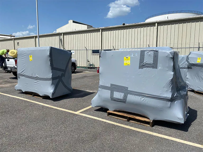 Zerust OPS Outdoor Preservation Tapes, 4" x 108', 9 Mil Gray Preservation Tape-2+yr UVI, 12 Rolls/Case