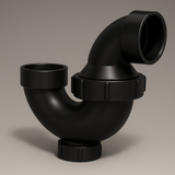Siphon en P en ABS LESSO avec raccord de nettoyage – 1½ po à coller DWV, certifié cUPC