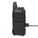 Talkie-walkie Retevis RT22 Mini Compact FRS (pack de 2)