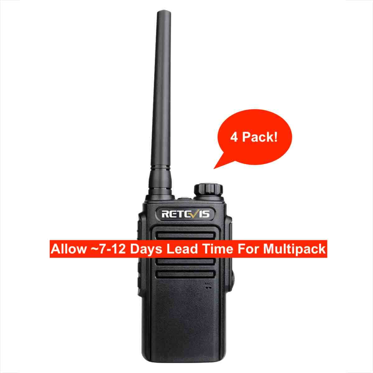 Retevis RT47 Radio commerciale FRS/GMRS étanche IP67 et robuste (sans licence)