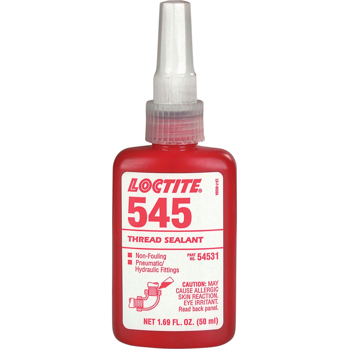 Thread Sealant 545 Hydraulic/Pneumatic Sealant, Bottle, 50 ml, -54° C - 149° C/-65° F - 300° F