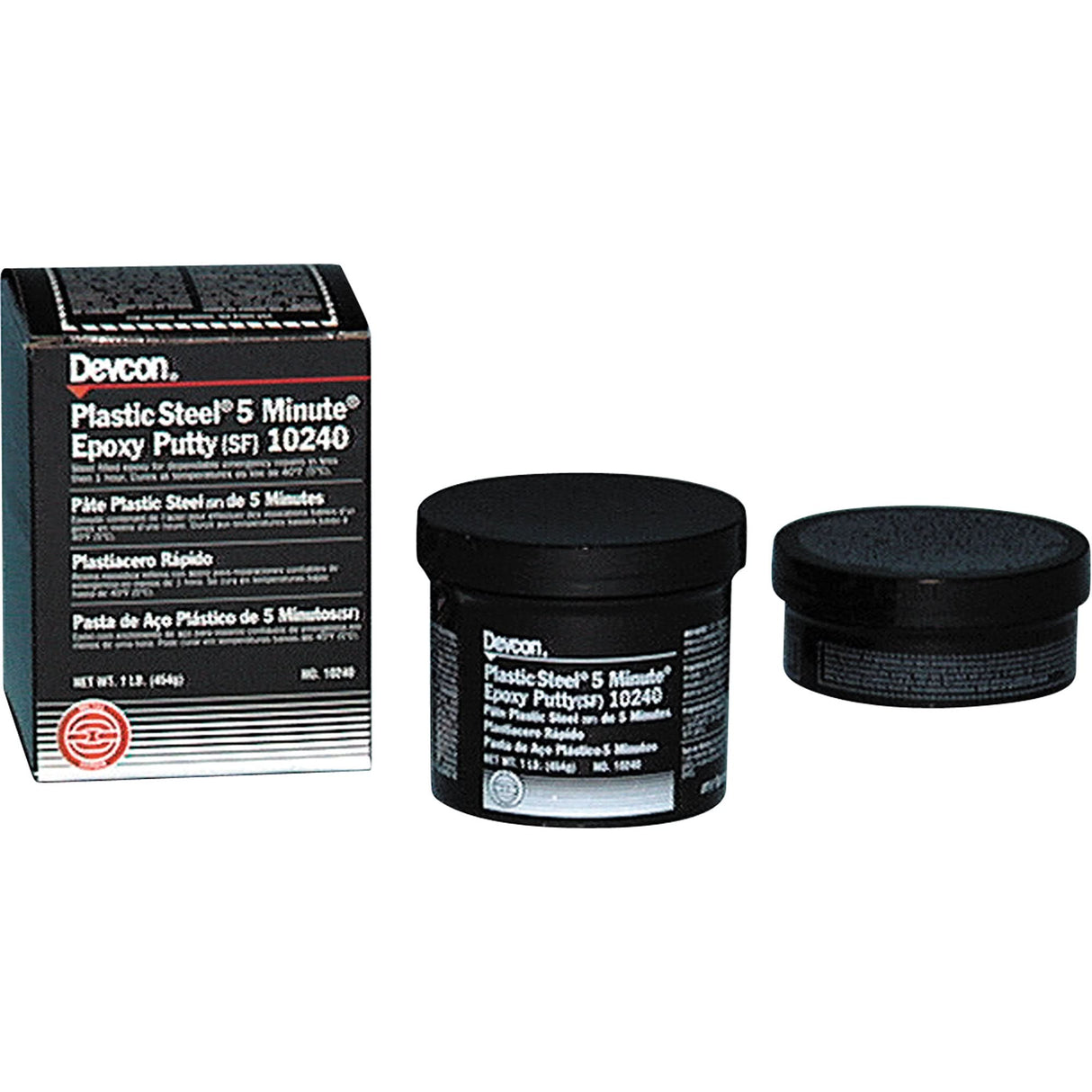 Plastic Steel® 5 Minute® Putty, 1 lb., Tub
