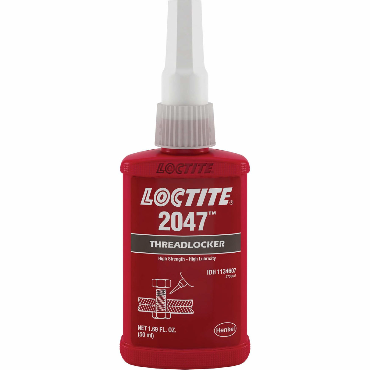2047 Threadlocker, Black, High, 50 ml, Bottle
