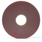 VHB™ Tape, 33 m (108') L x 25.4 mm (1") W, 62 mils, Acrylic