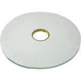 Double-Coated Urethane Foam Tape, 16.5 m (54') L x 25.4 mm (1") W, 25 mils, Urethane