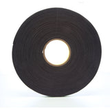 Double-Coated Foam Tape, 33 m (108') L x 12.7 mm (1/2") W, 62.5 mils, Urethane