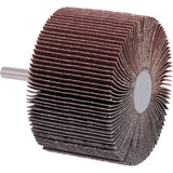 Mounted Flap Wheel, A80 Grit, 3" x 2" x 1/4"