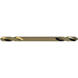 Jet-Kut® Gold Super Premium M2 Twin End Drill Bit, High Speed Steel, 1/8", 1-15/16" L
