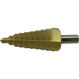 Jet-Kut® 9-Step Super Premium M35 Step Drill, 1/4" - 3/4" , 1/16" Increments, High Speed Steel