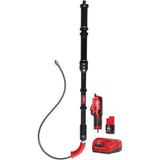 M12™ Trapsnake™ Toilet Auger, Powered, Bulb, 6' Cable Length, 1/2" Cable Diameter