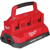 M18™ PackOut™ Six Bay Rapid Charger, 18 V, Lithium-Ion