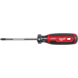 Phillips Screwdriver, #2 Tip, Round, 211 mm L, Cushion Grip Handle