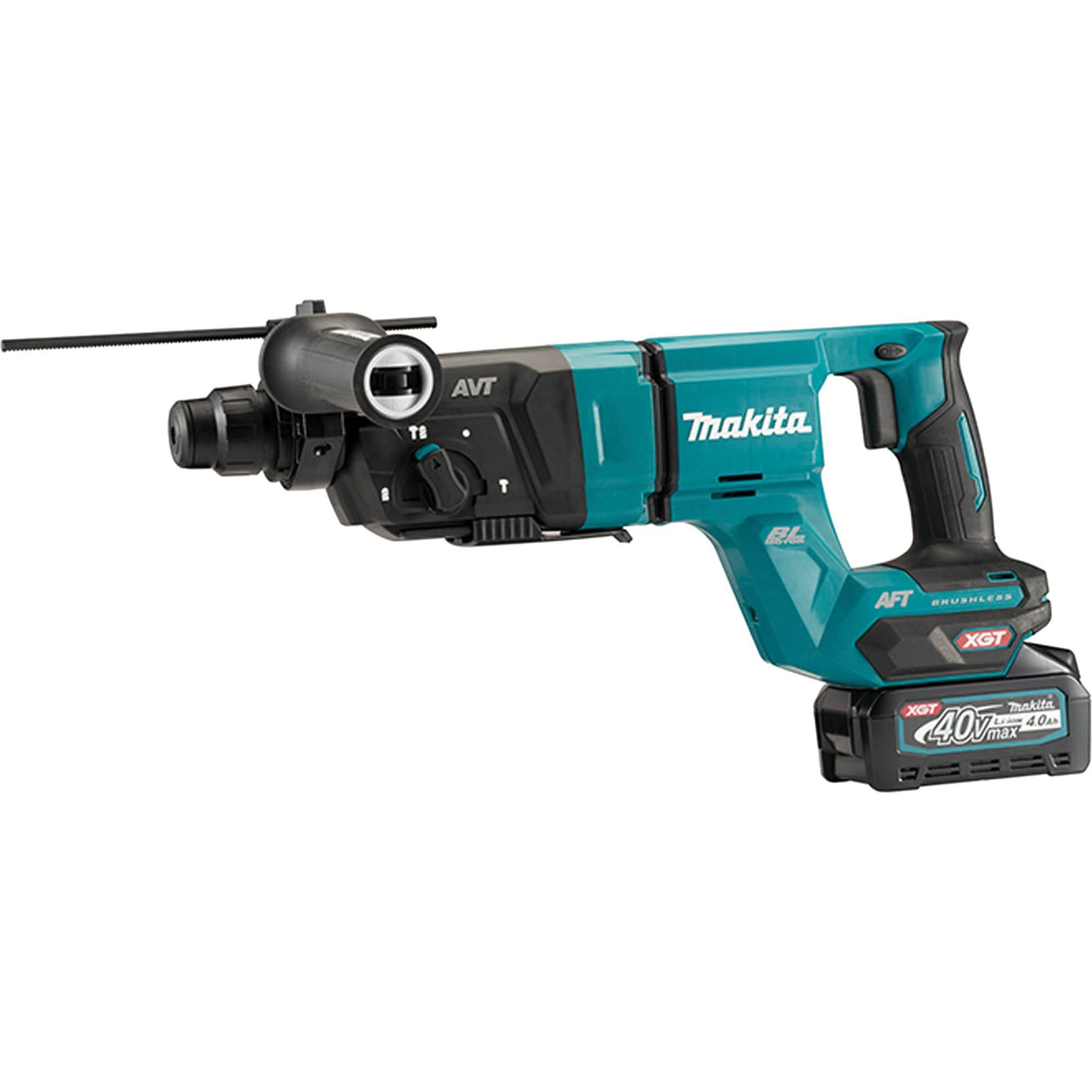 XGT Rotary Hammer with Brushless Motor, 40 V, 1-1/8", 2 ft-lbs, 0-980 RPM