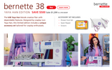 Bernette B38 Sewing Machine Yaya Han Special Edition