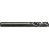 Stub Length Screw Machine Drill Bit, 9/32", High Speed Steel, 1-5/16" Flute, 135° Point