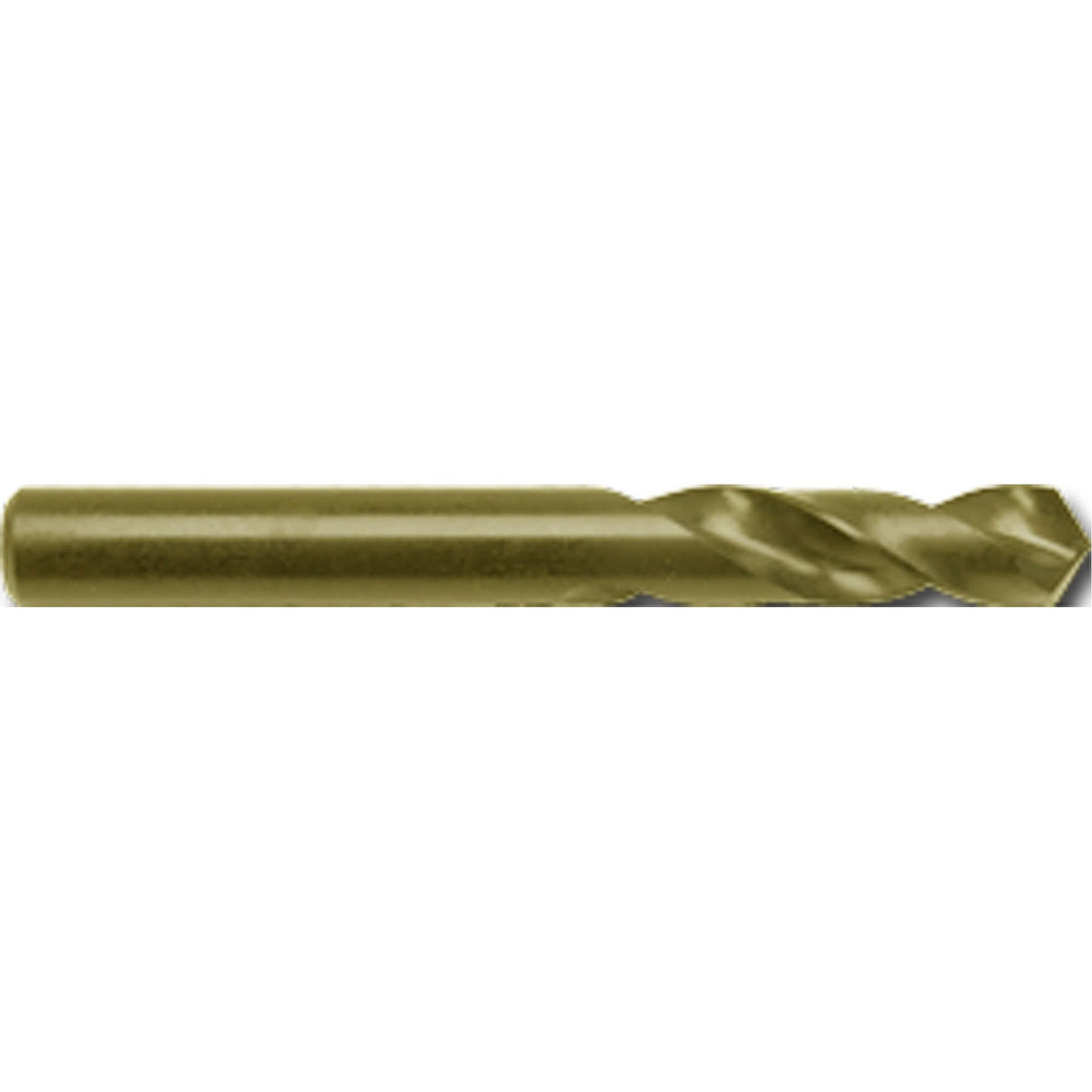 Stub Length Screw Machine Drill Bit, 13 mm, High Speed Cobalt, 51 mm Flute