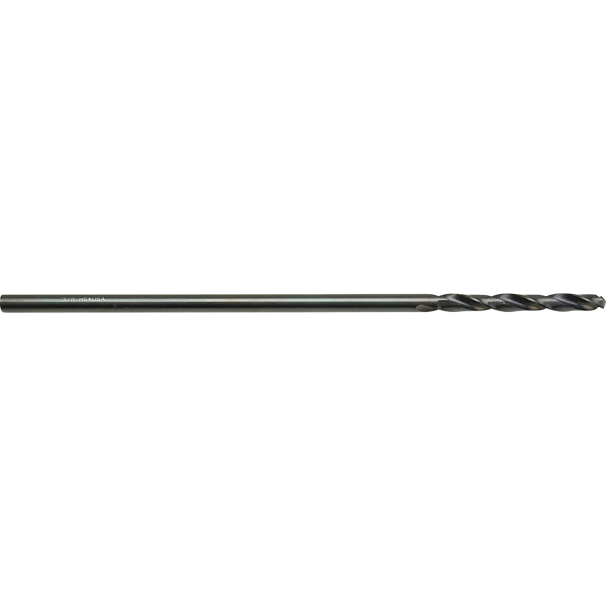 Aircraft Extension Drill Bit, Q, High Speed Steel, 3-7/16" Flute