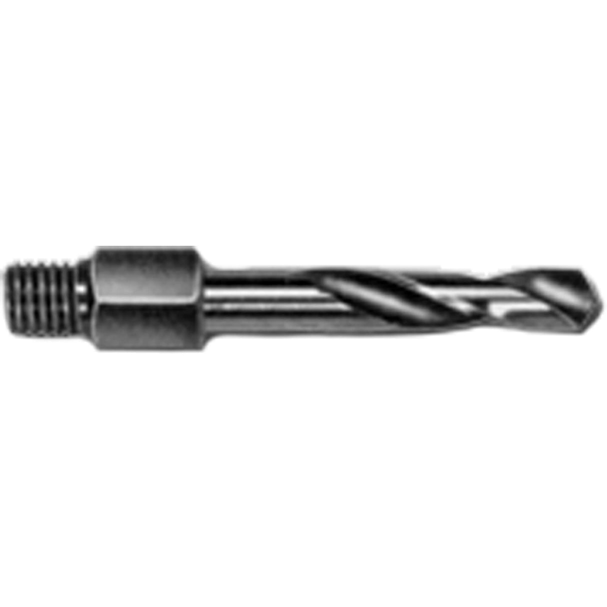 Threaded Shank Drill Bit Adapter, #20, High Speed Steel, 9/16" Flute