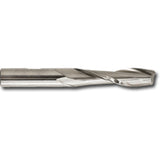 Weldon Shank Long Series End Mill, 7/8" Dia., 2 Flutes, High Speed Cobalt