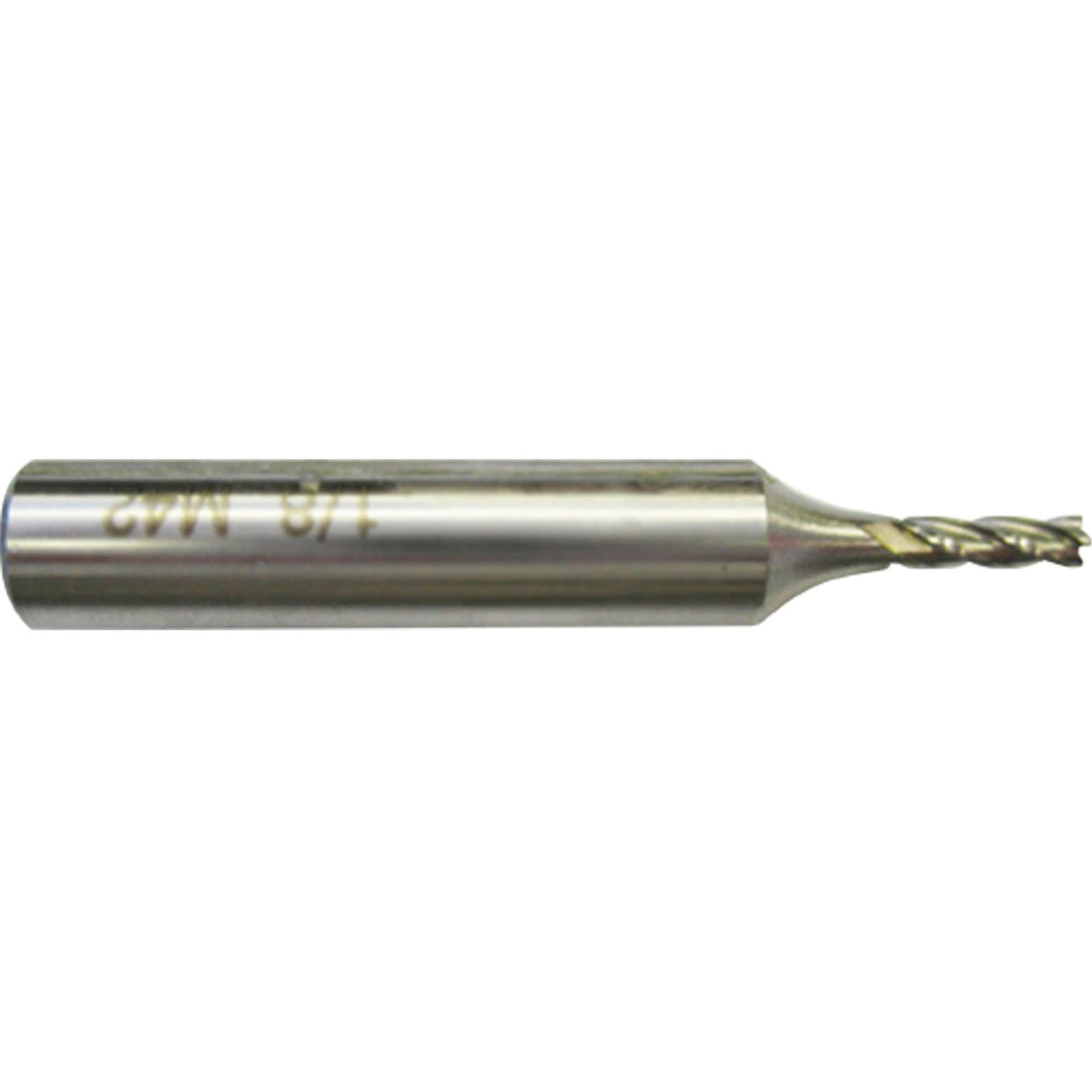 Weldon Shank End Mill, 5/32" Dia., 4 Flutes, Cobalt