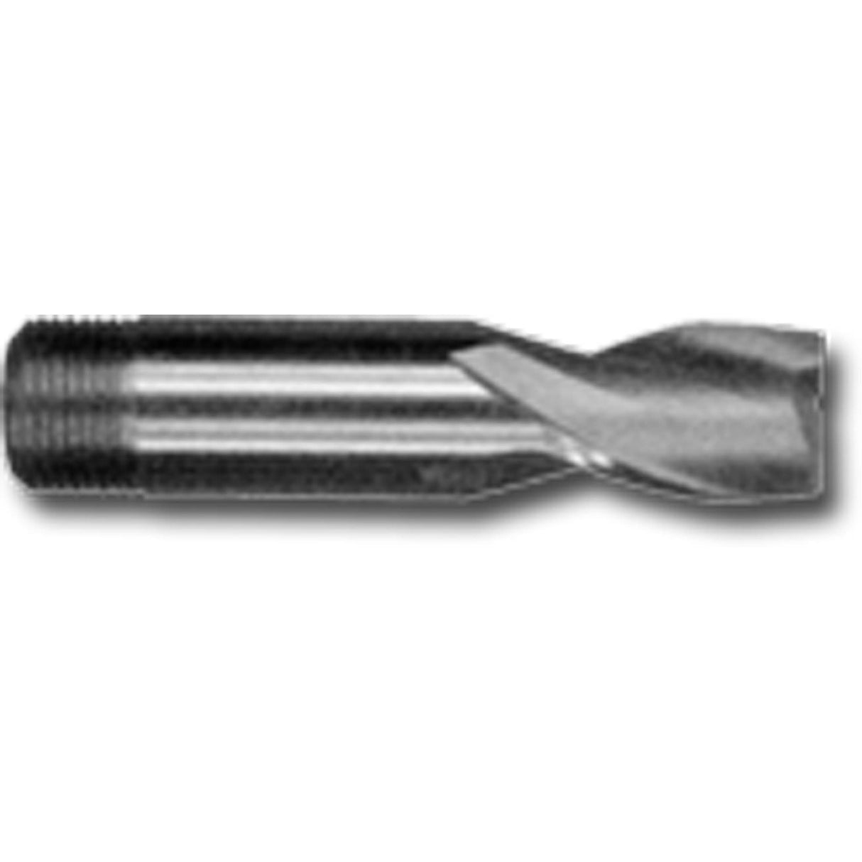 Threaded Shank Slot Drill, 11/64" Dia., 2-1/16" L, 1/4" Shank, Cobalt