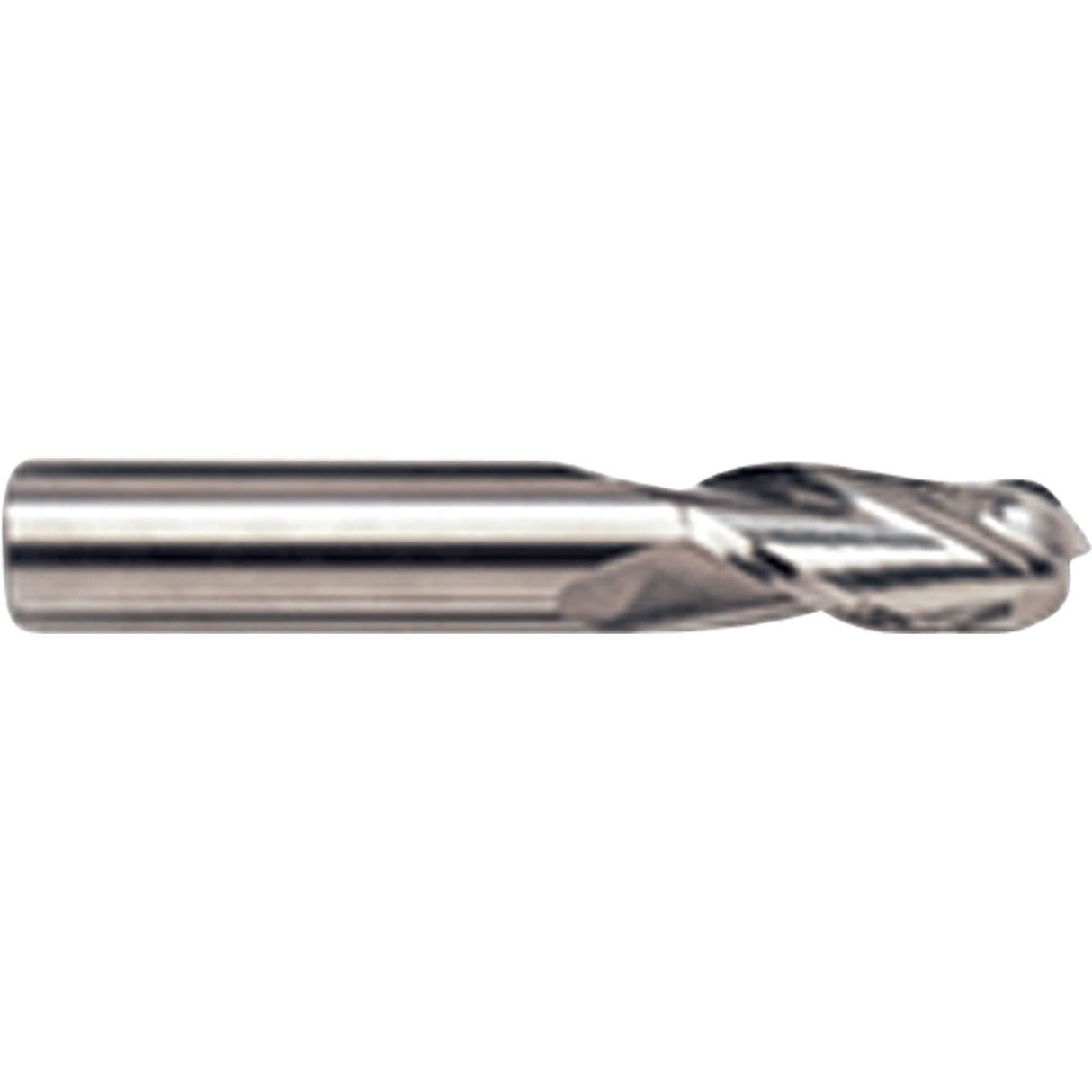 Ball Nose End Mill, 5/64" Dia., 2 Flutes, Carbide