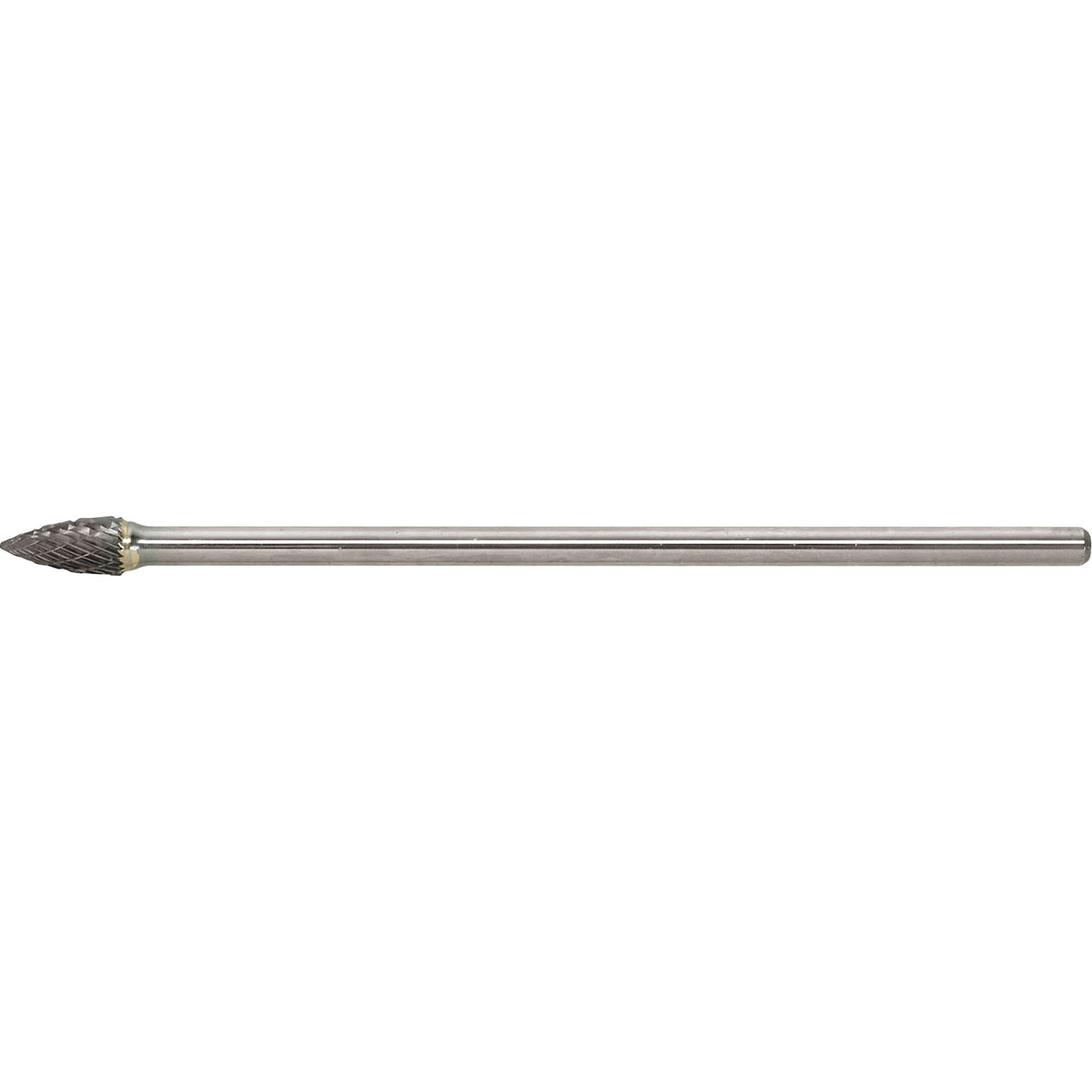 Solid Carbide Burr, SG-5L6, 1/2" Dia., 1/4" Shank, 1" Depth of Cut
