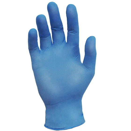 RONCO Blurite Nitrile Blue Examination Glove Powder Free,5 Mil 1000 Gloves/Case