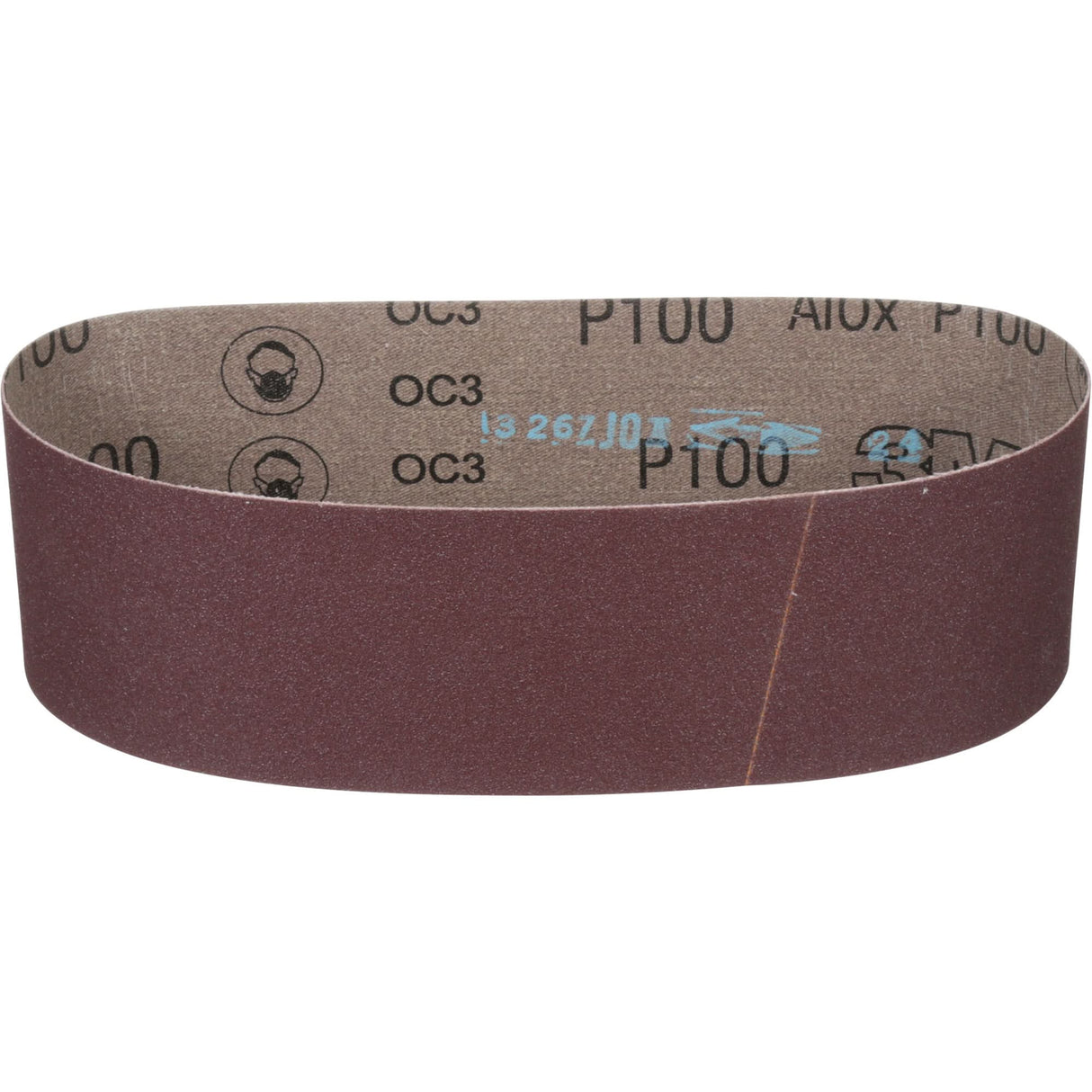 Cloth Belt 241D, 3" W X 24" L, Aluminum Oxide, P100 Grit
