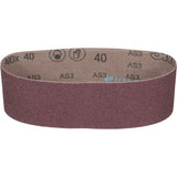 Cloth Belt 241D, 3" W X 24" L, Aluminum Oxide, 40 Grit
