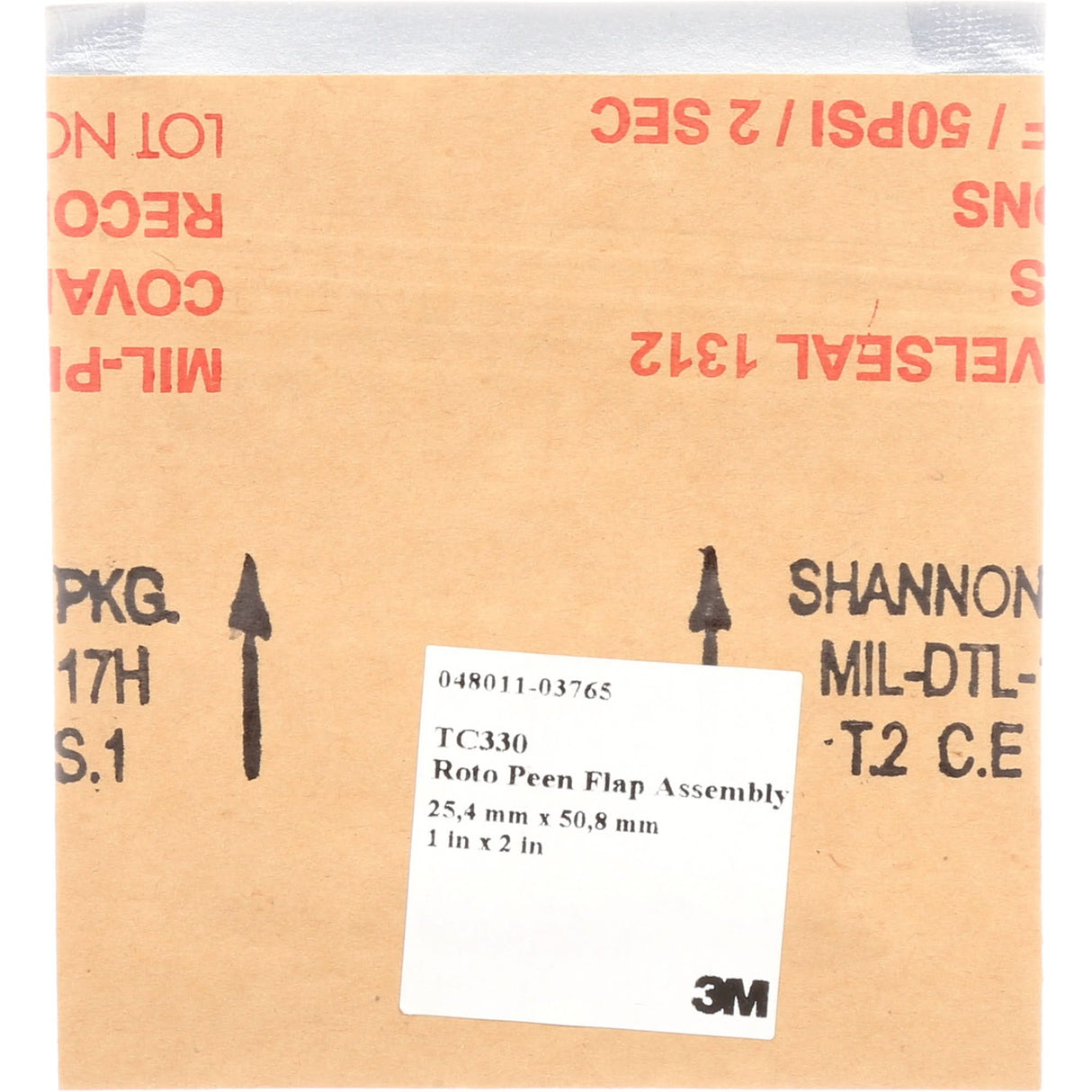 1" x 2" Roto Peen Flap Assembly, TC 330
