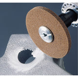Scotch-Brite™ EXL Unitized Deburring Wheels, 3" x 1/4", 3/8" Arbor, 8A Grit